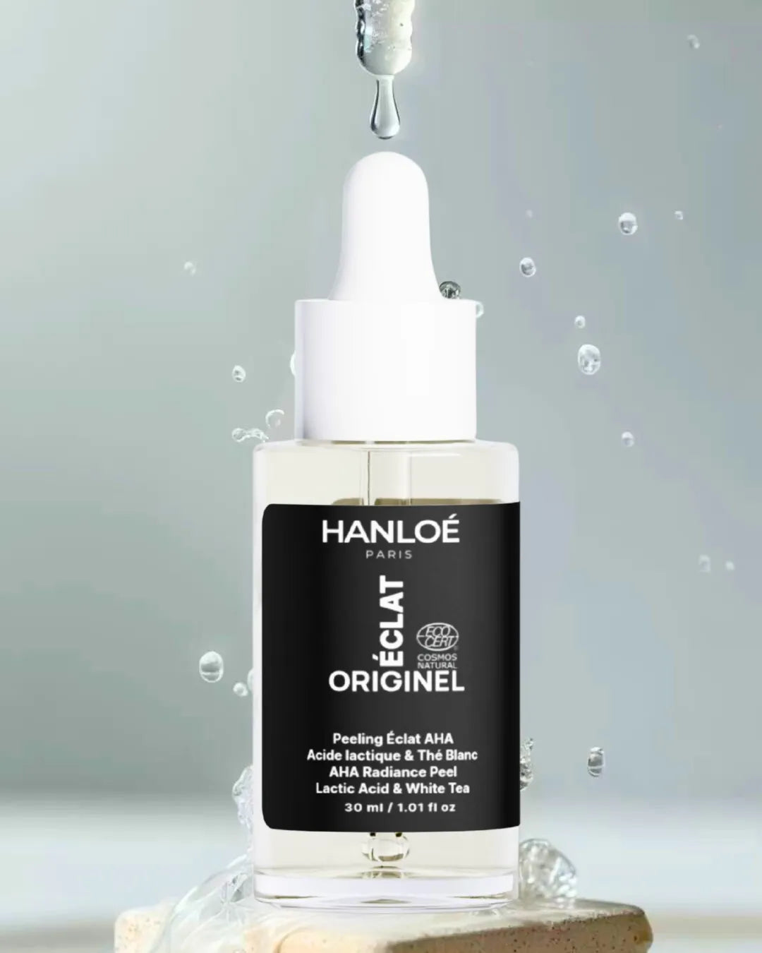 Éclat Originel⎪Peeling AHA Bio - Acide Lactique et Thé Blanc - 30ml