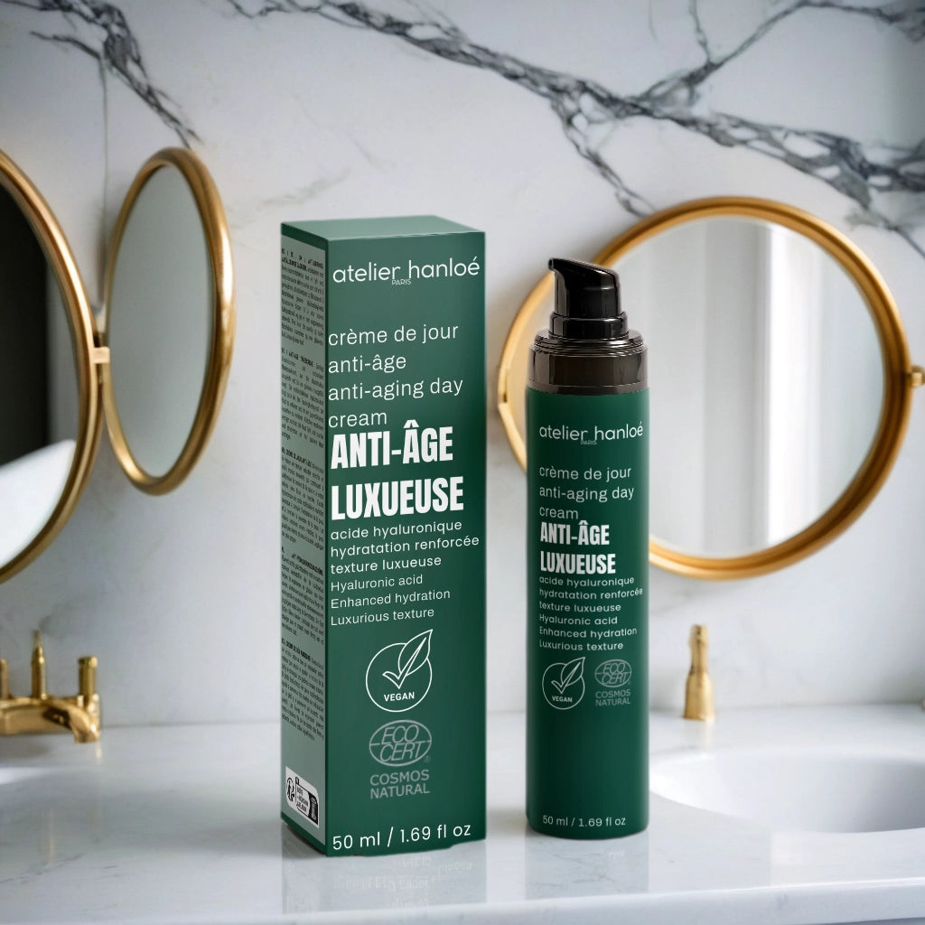 Anti-âge - crème de jour - Acide hyaluronique - Hydratation renforcée - texture luxueuse - 50ml
