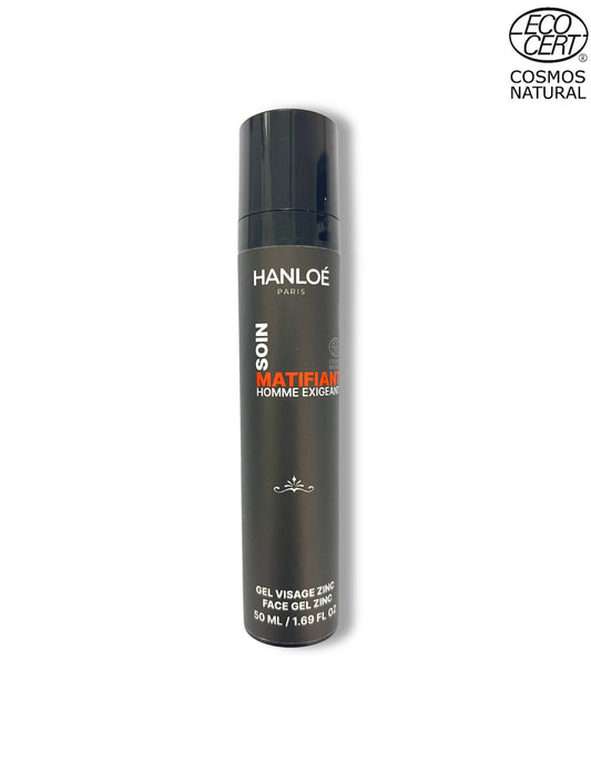 Le Soin Matifiant⎪Gel Rééquilibrant Naturel pour Homme - Zinc - 50ml